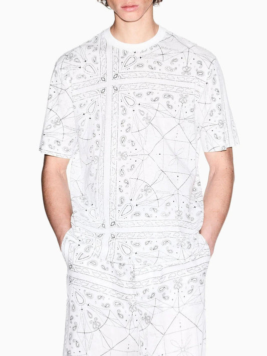 T-shirt Armani Exchange con stampa Bianco