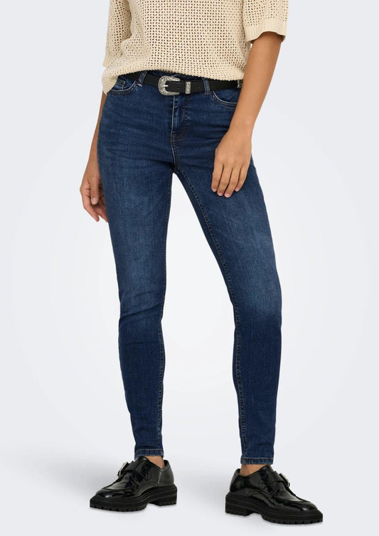 Jacqueline De Yong Jeans Donna Fina Blu scuro 15346536 Dark Blue Denim JACQUELINE DE YONG