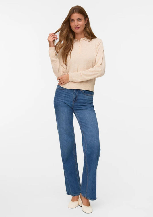 Sikita Beige Women's Pullover