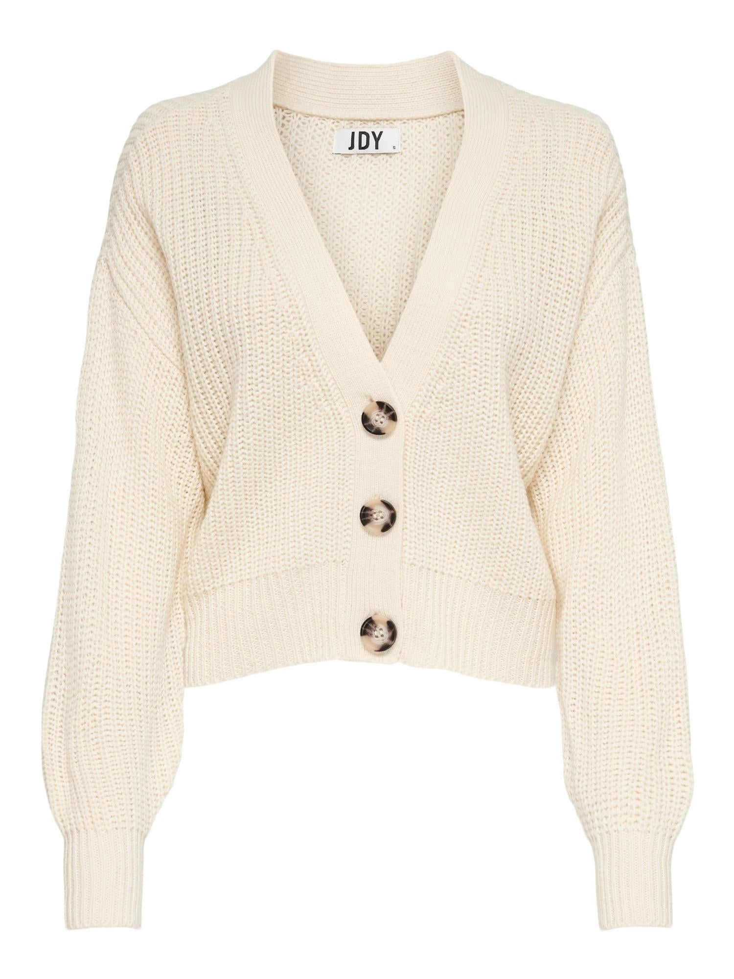 Jacqueline De Yong JDYJUSTY Cardigan Donna Bianco Eggnog 15200418 Eggnog JACQUELINE DE YONG
