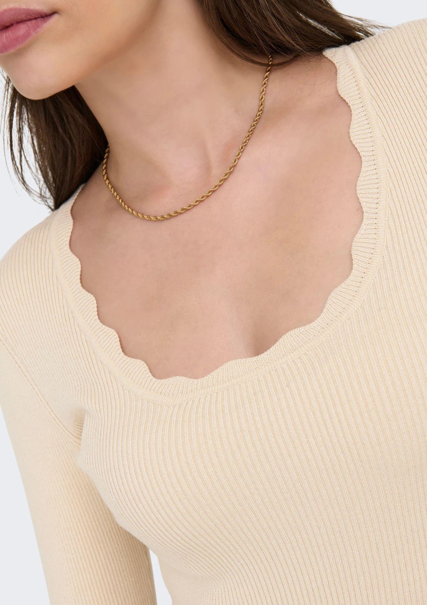 Jacqueline De Yong Pullover Donna Nanna Beige 15355459 Birch JACQUELINE DE YONG