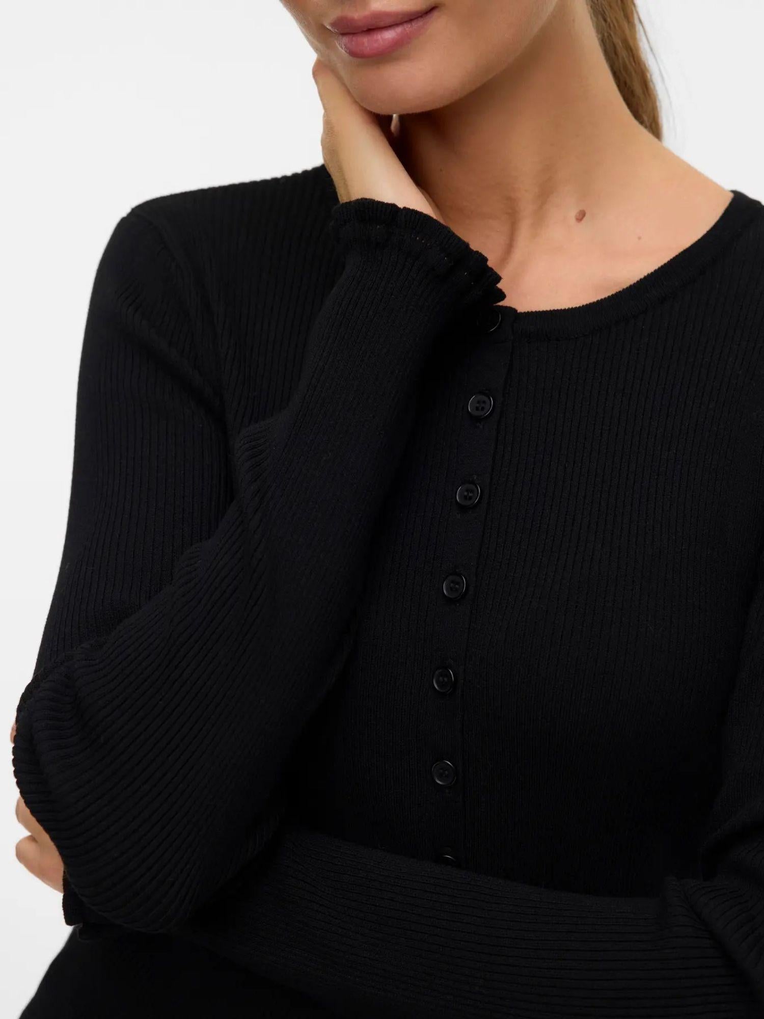 Vero Moda VMWONDER Cardigan Donna Nero 10330859 Black VERO MODA