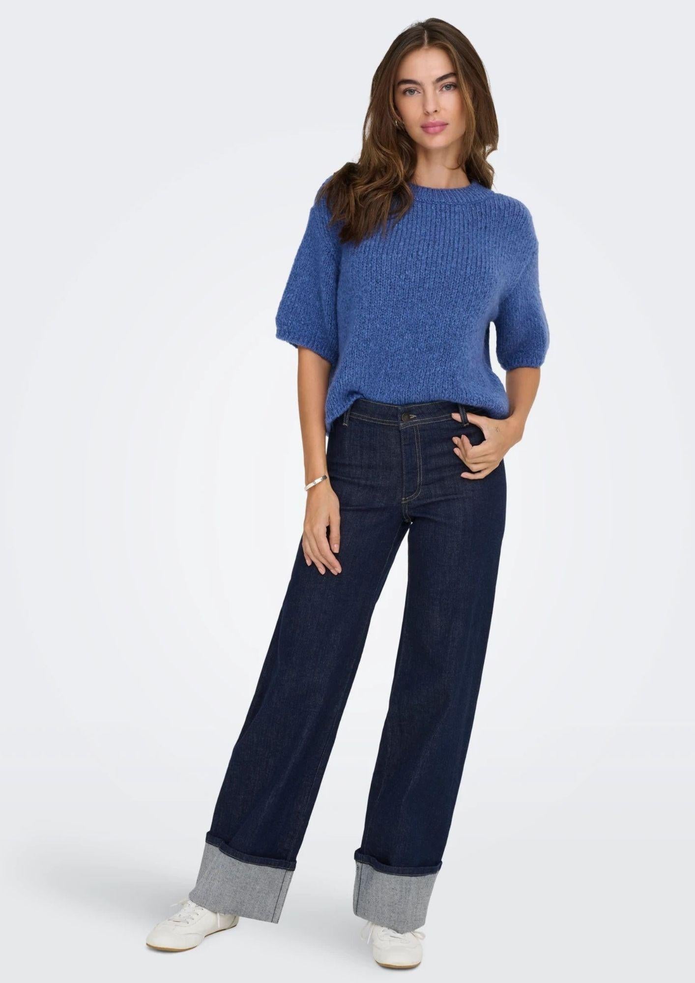 Jaqueline De Yong Jeans Donna Vanessa Denim Blu Scuro 15355528 Dark Blue Denim JACQUELINE DE YONG