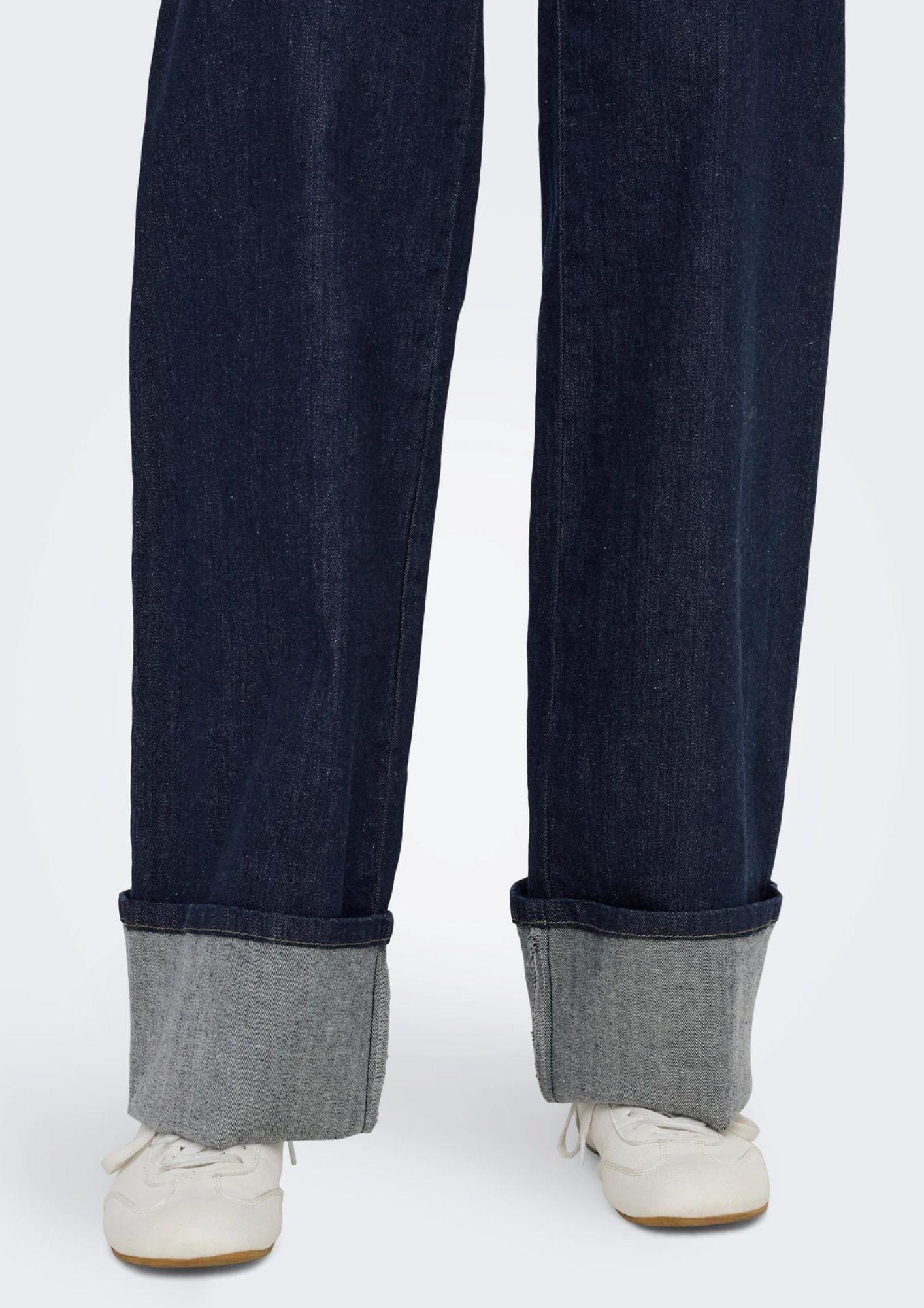 Jaqueline De Yong Jeans Donna Vanessa Denim Blu Scuro 15355528 Dark Blue Denim JACQUELINE DE YONG