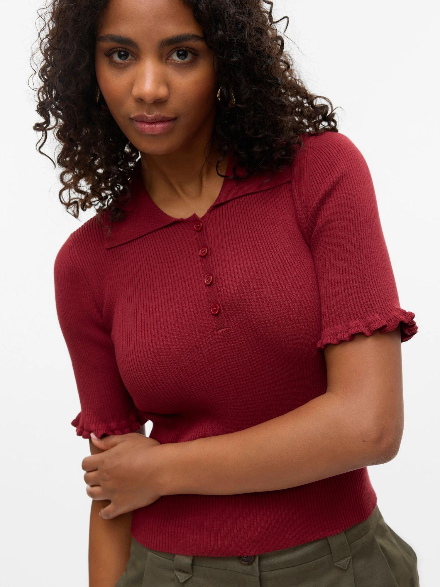 Vero Moda VMWONDER Pullover Donna Syrah 10330850 Syrah VERO MODA