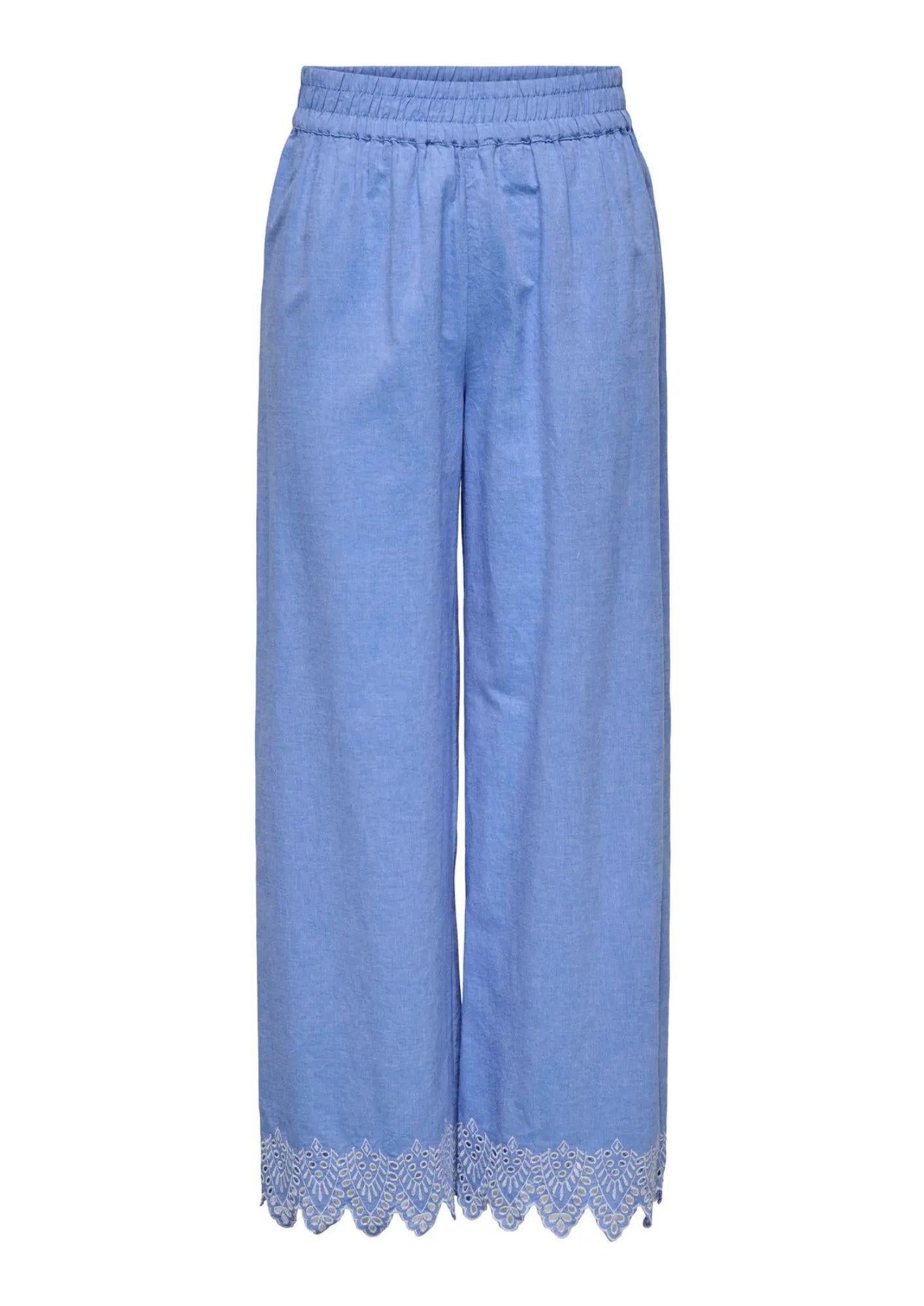 Pantalone Donna Blu 15343184 Blue Bonnet ONLY