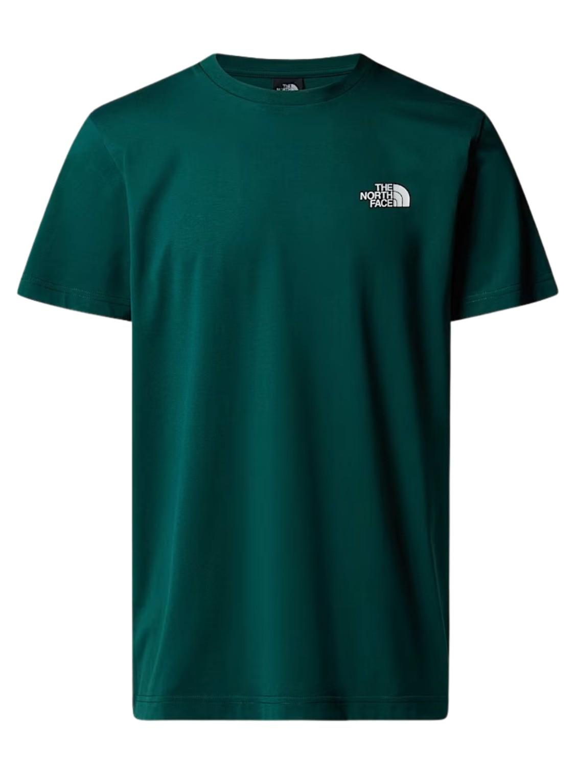 The North Face T-shirt Simple Dome Uomo Deep Nori NF0A87NG 6GI THE NORTH FACE