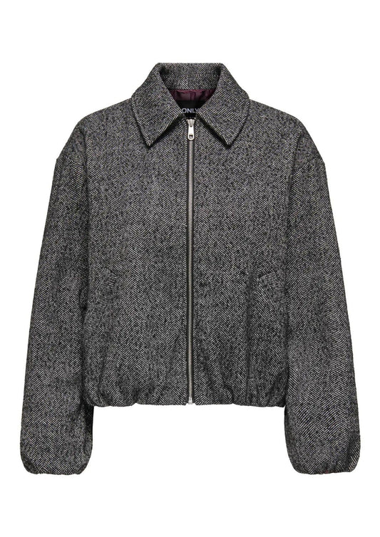 Only Women's Alberte Black Winter Jacket