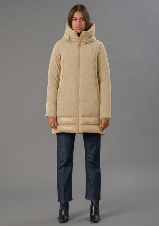 Rihunik Giacca Invernale Donna Lisbona25 Beige