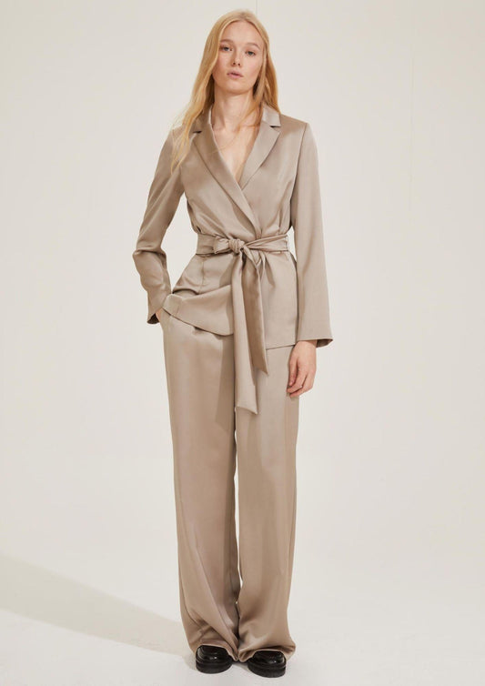 Emme Marella Pantalone Donna Ermanna Beige Pietra