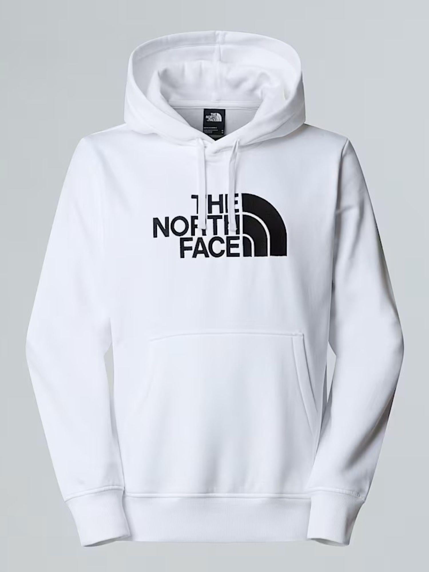 The North Face Felpa con cappuccio Drew Peak Uomo TNF White TNF Black NF0A89EM LA9 THE NORTH FACE