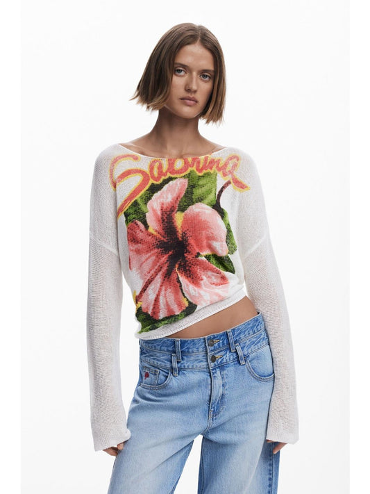 Maglione Sabrina Donna Bianco