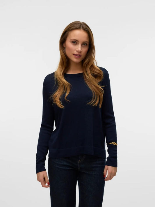 Maglia Donna Blu Vmnova