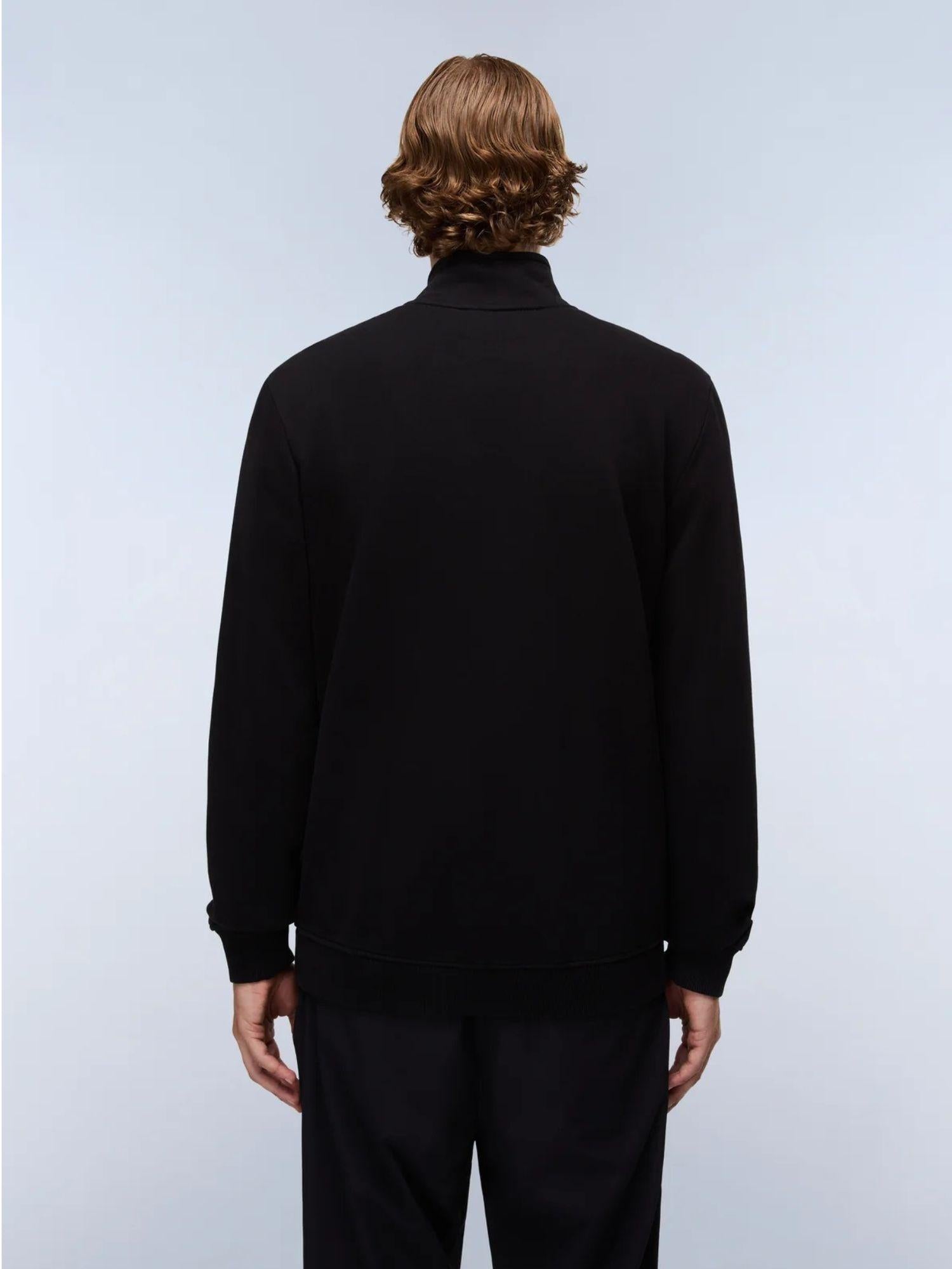 Napapijri Felpa con Zip Balis Winter Uomo Nero NP0A4GBA 041 NAPAPIJRI
