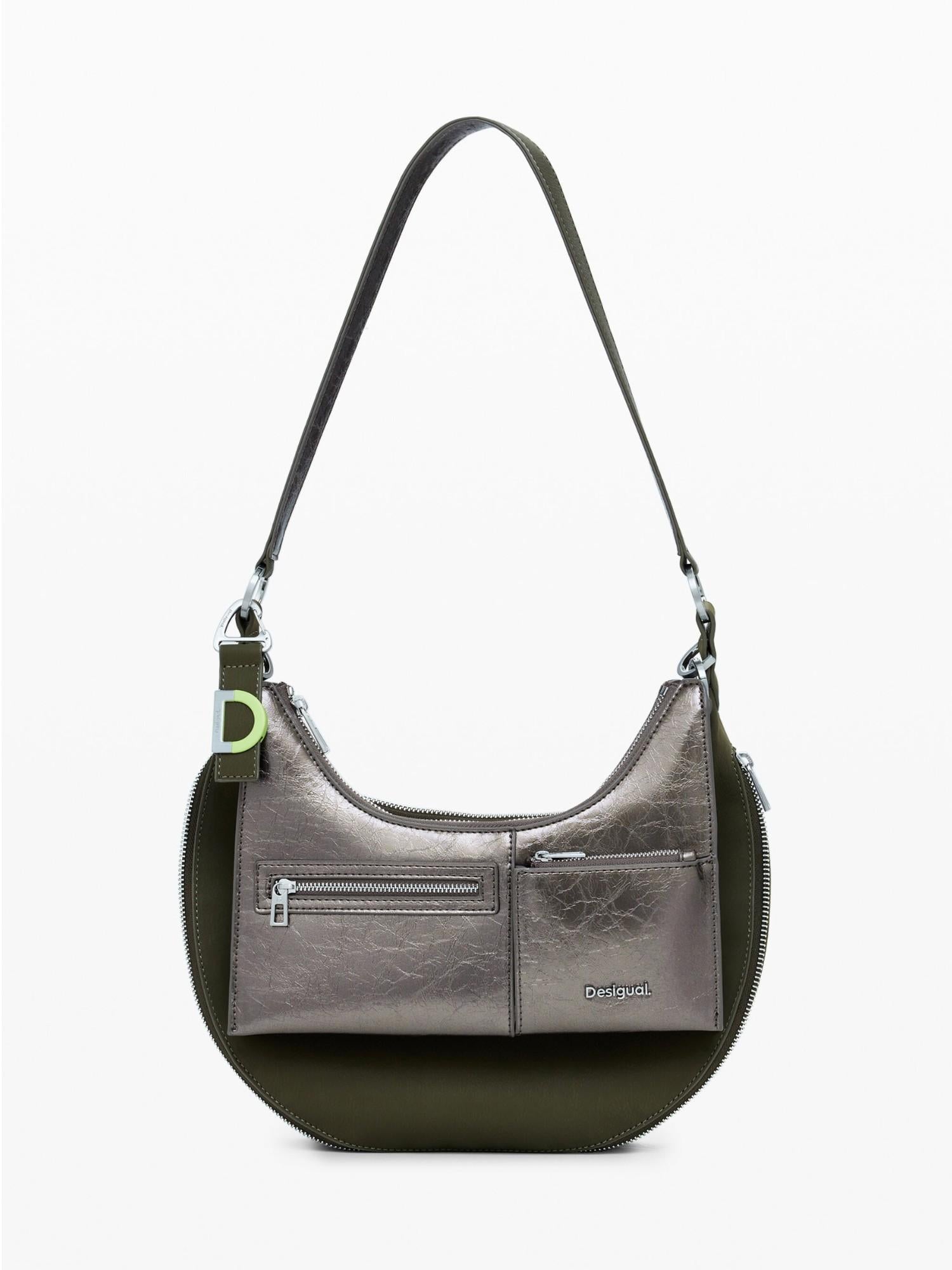 Desigual Borsa media bicolore rimovibile Donna Verde 25WAXPAH 4091 DESIGUAL