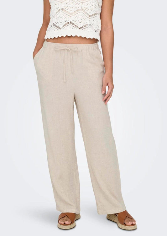 Pantalone Donna Beige