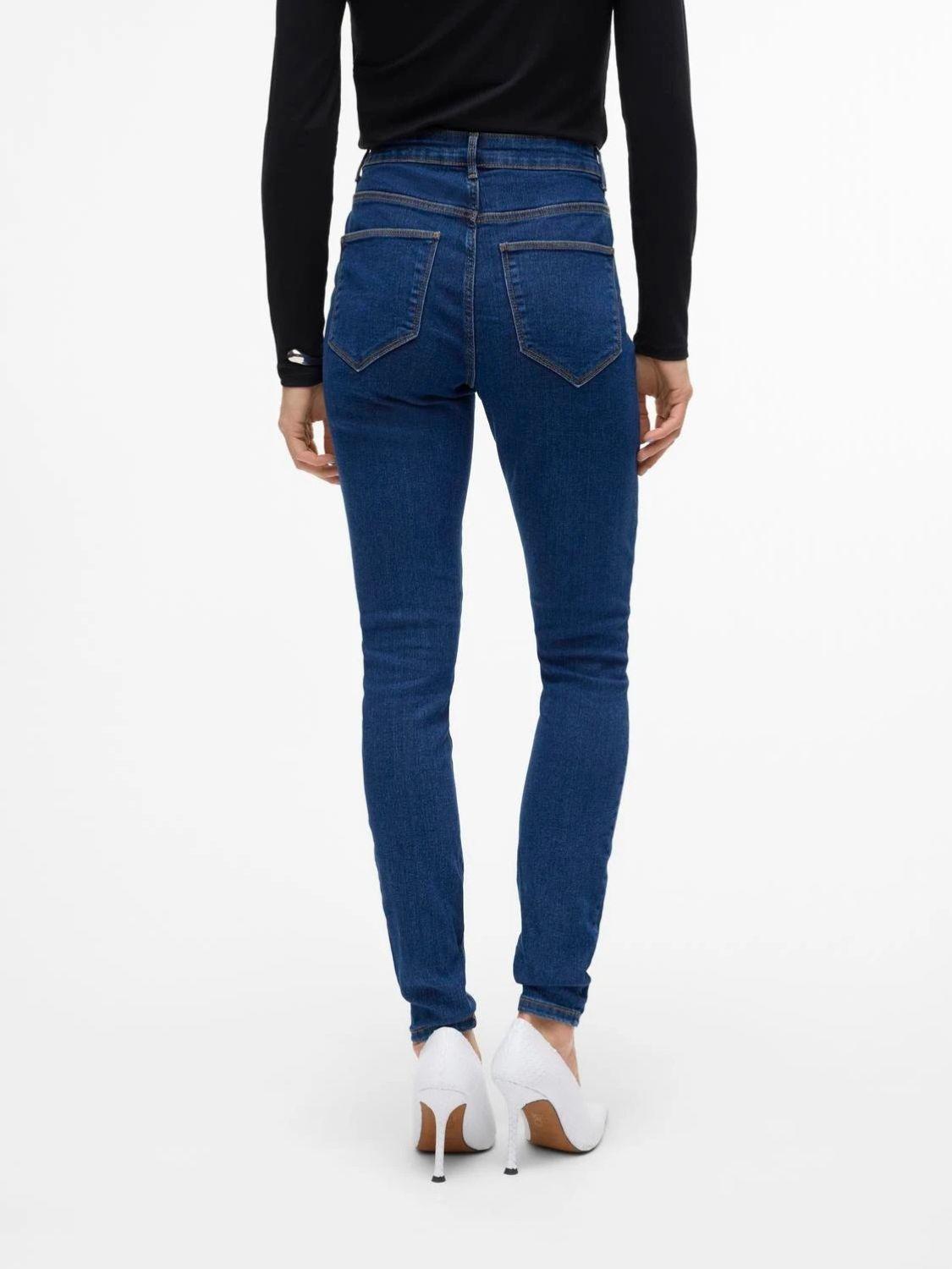 Jeans Skinny Fit Donna Dark Blue Denim 10310613 Dark Blue Denim VERO MODA