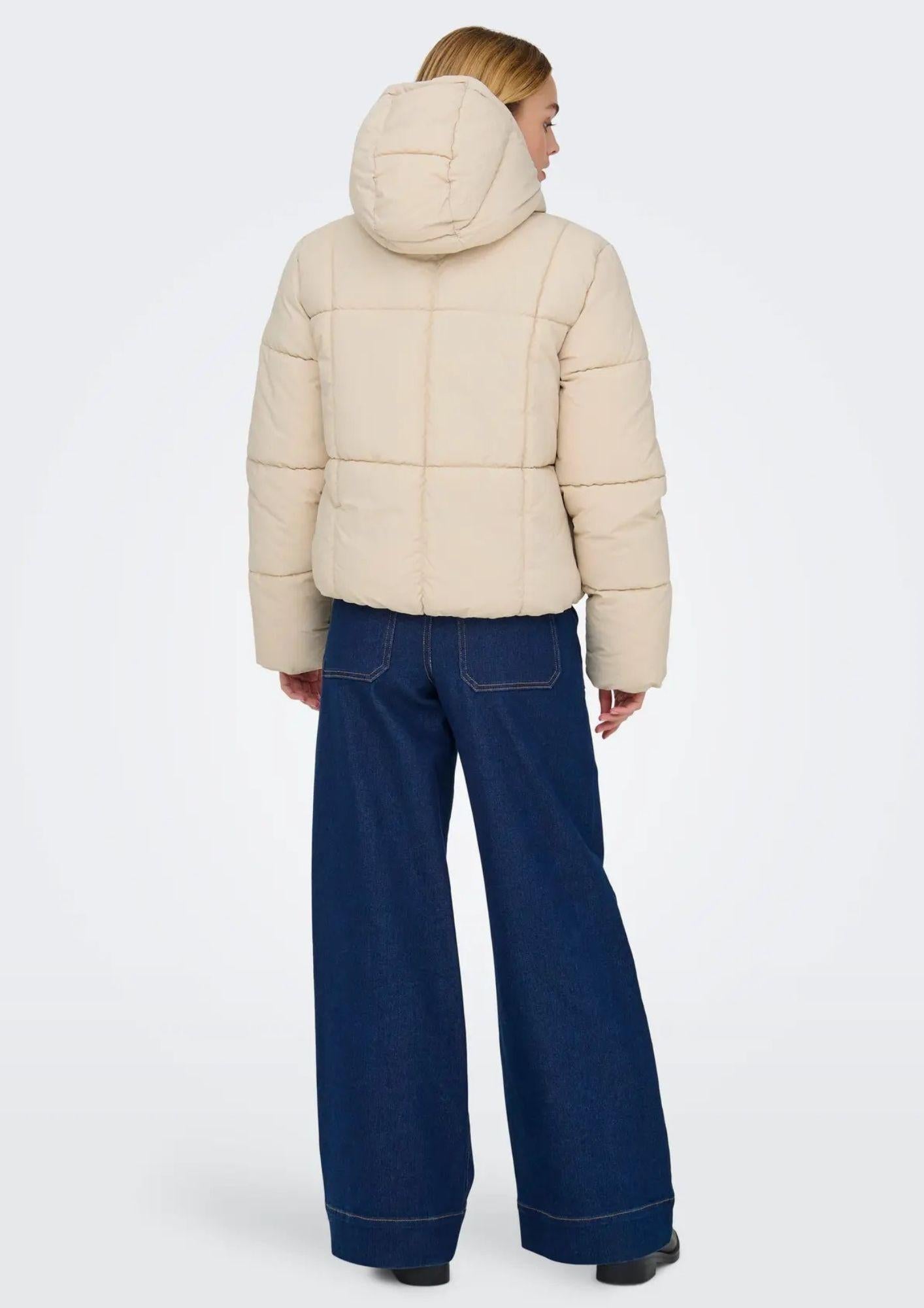 Jacqueline De Yong Giacca Invernale Donna Wonder Crema 15353998 Moonbeam JACQUELINE DE YONG