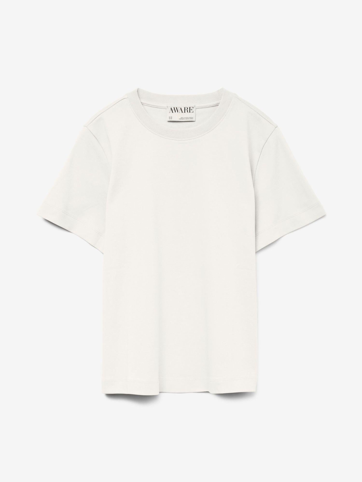 Vero Moda AWNAIMA T-Shirt Donna Snow White 10294544 Snow White VERO MODA