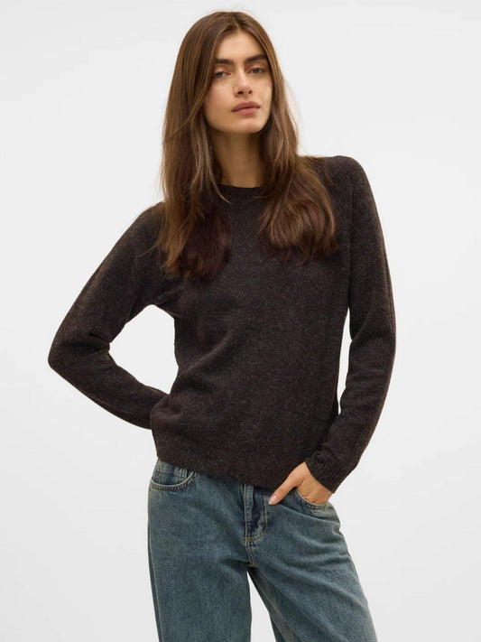 Vero Moda Maglia Donna Doffy Marrone