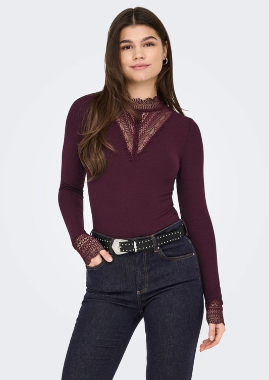 Maglia Donna Tilde Bordeaux