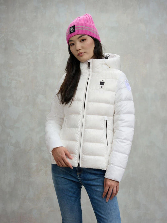 Blauer Giacca invernale Caroll Donna Bianco ottico