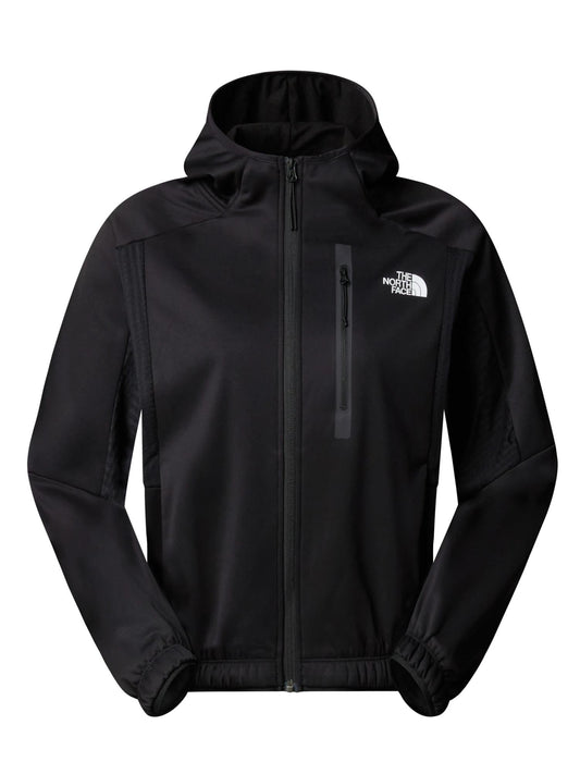 The North Face Pile Mountain Athletics con cappuccio e cerniera integrale Donna Nero