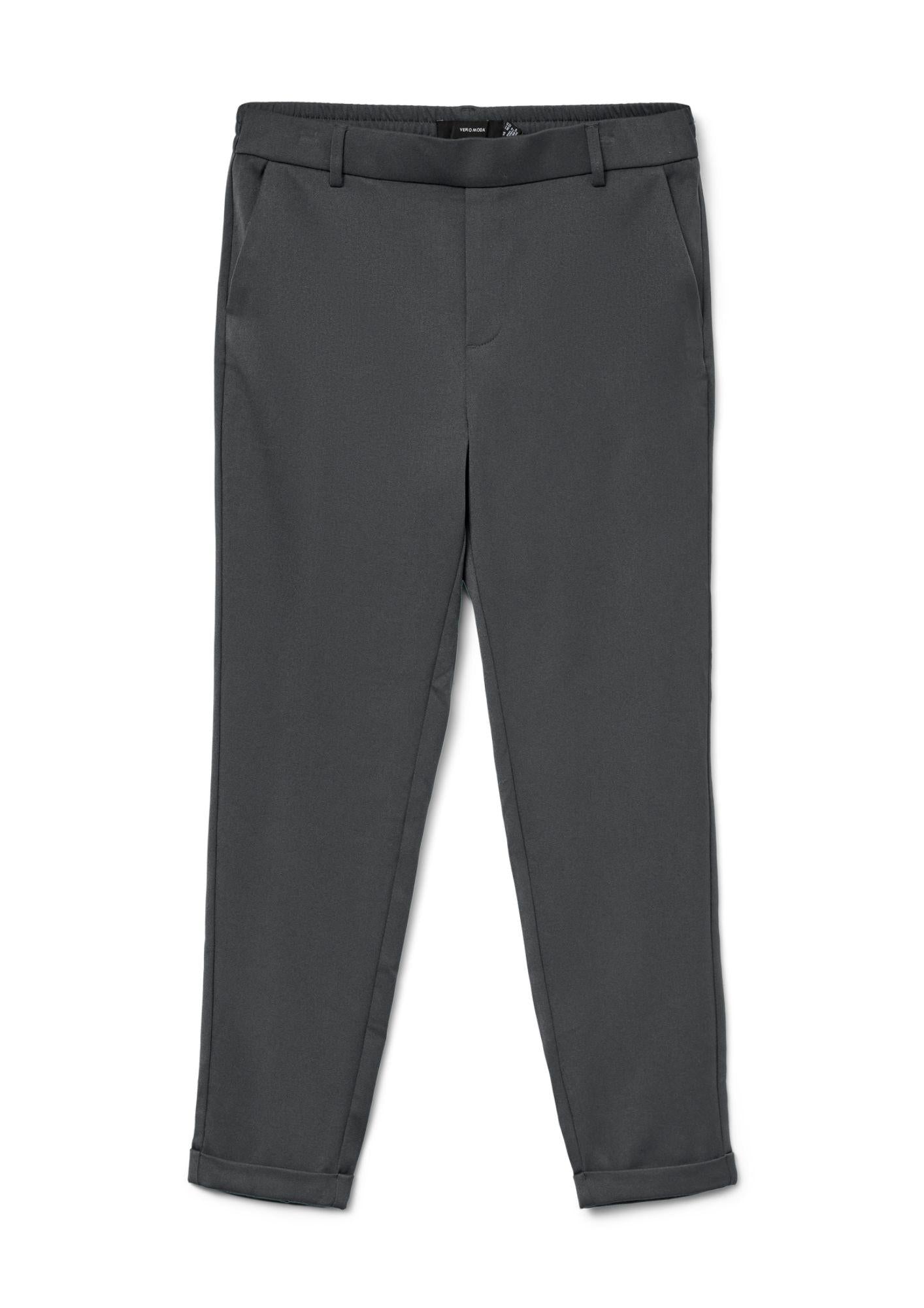 Vero Moda VMMAYA Vita media Pantaloni Donna Grigio Asfalto 10225280 Asphalt VERO MODA