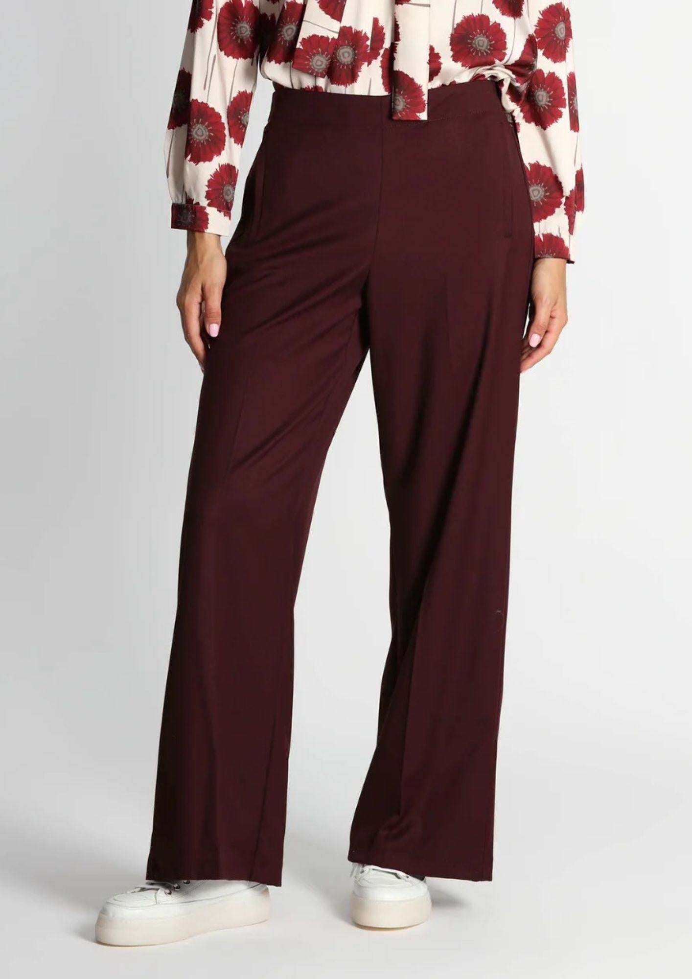 Emme Marella Pantalone Donna Sarago Bordeaux 2525136141200 005 EMME MARELLA