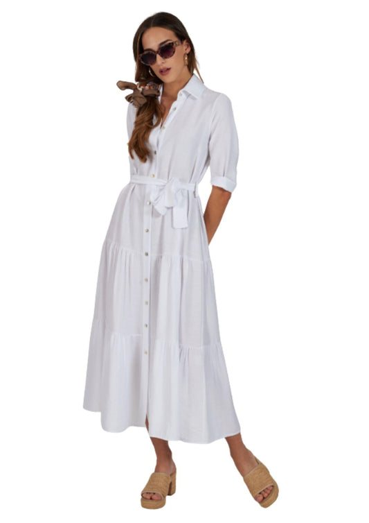 Sì Zee Abito Donna Bianco