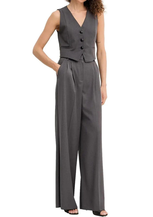 Emme Marella Tailleur Donna Naia Grigio 2525216021200 007 EMME MARELLA