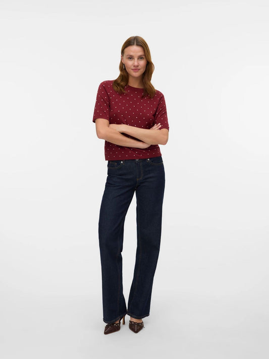 Vero Moda VMSABA Women's Syrah Pullover