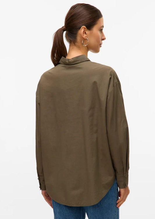 Vero Moda Camicia Donna Fern Grape Leaf Birch