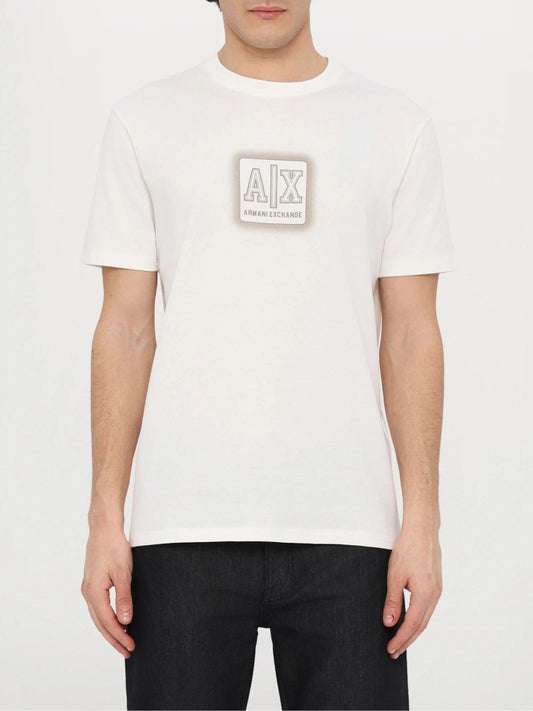T-shirt con stampa Off White