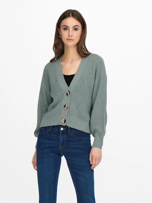 JUSTY Women's Cardigan Turquoise Abyss