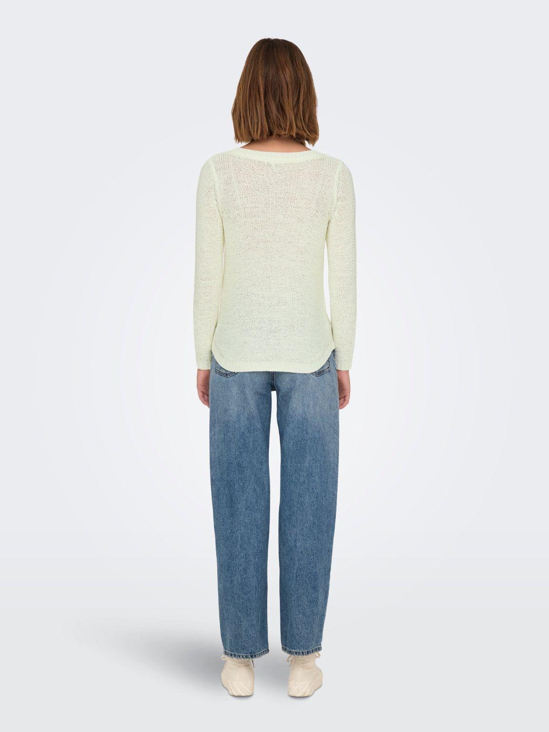 Pullover Donna Cloud Dancer 15113356 Cloud Dancer ONLY
