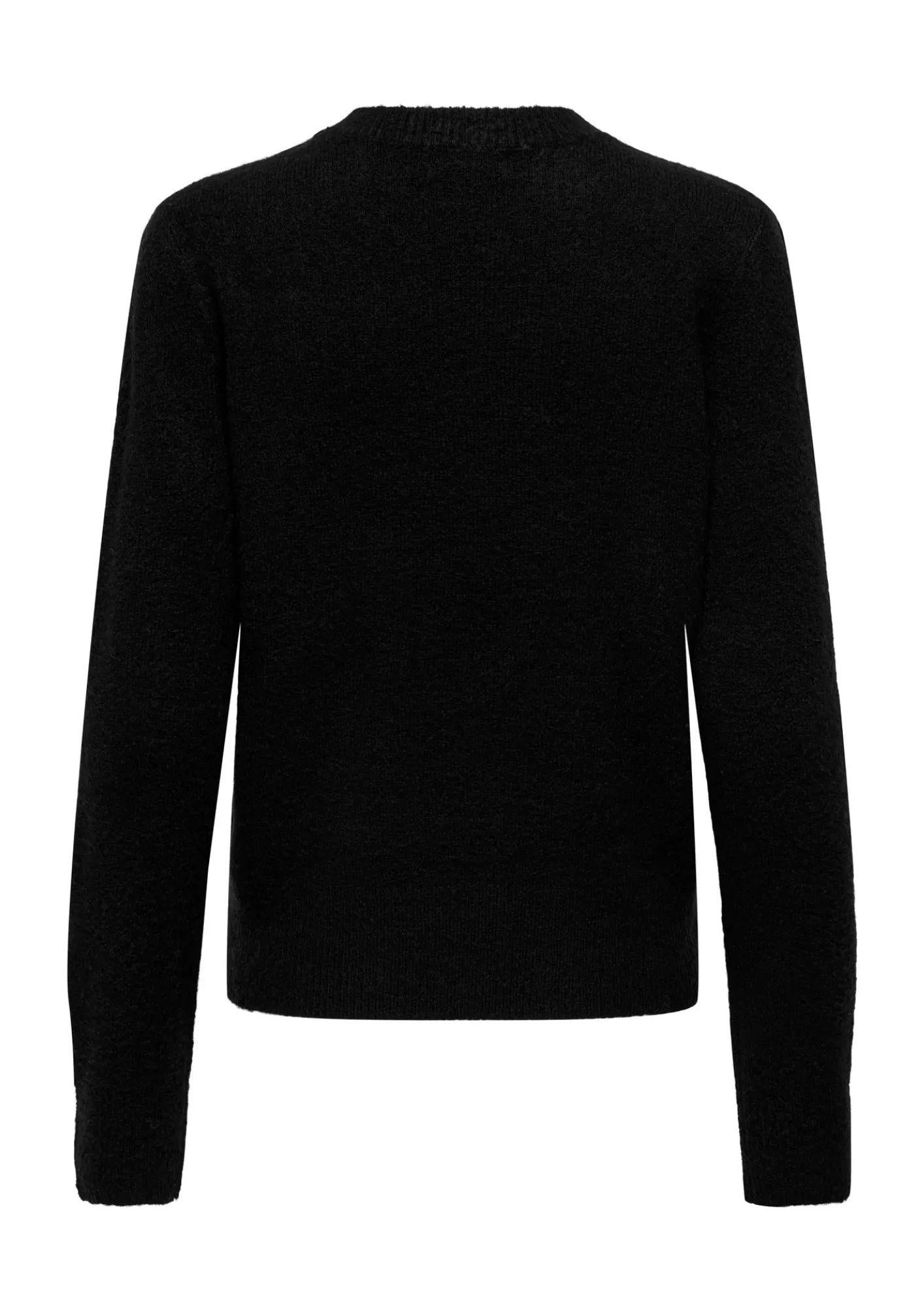 Jaqueline De Yong Pulover Donna Amina Nero 15359708 Black DTM SEQUINS JACQUELINE DE YONG
