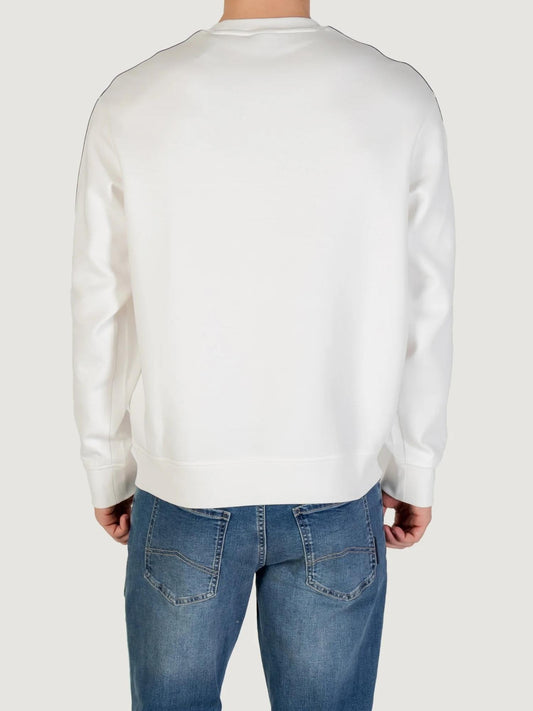 Felpa Uomo Girocollo Bianco