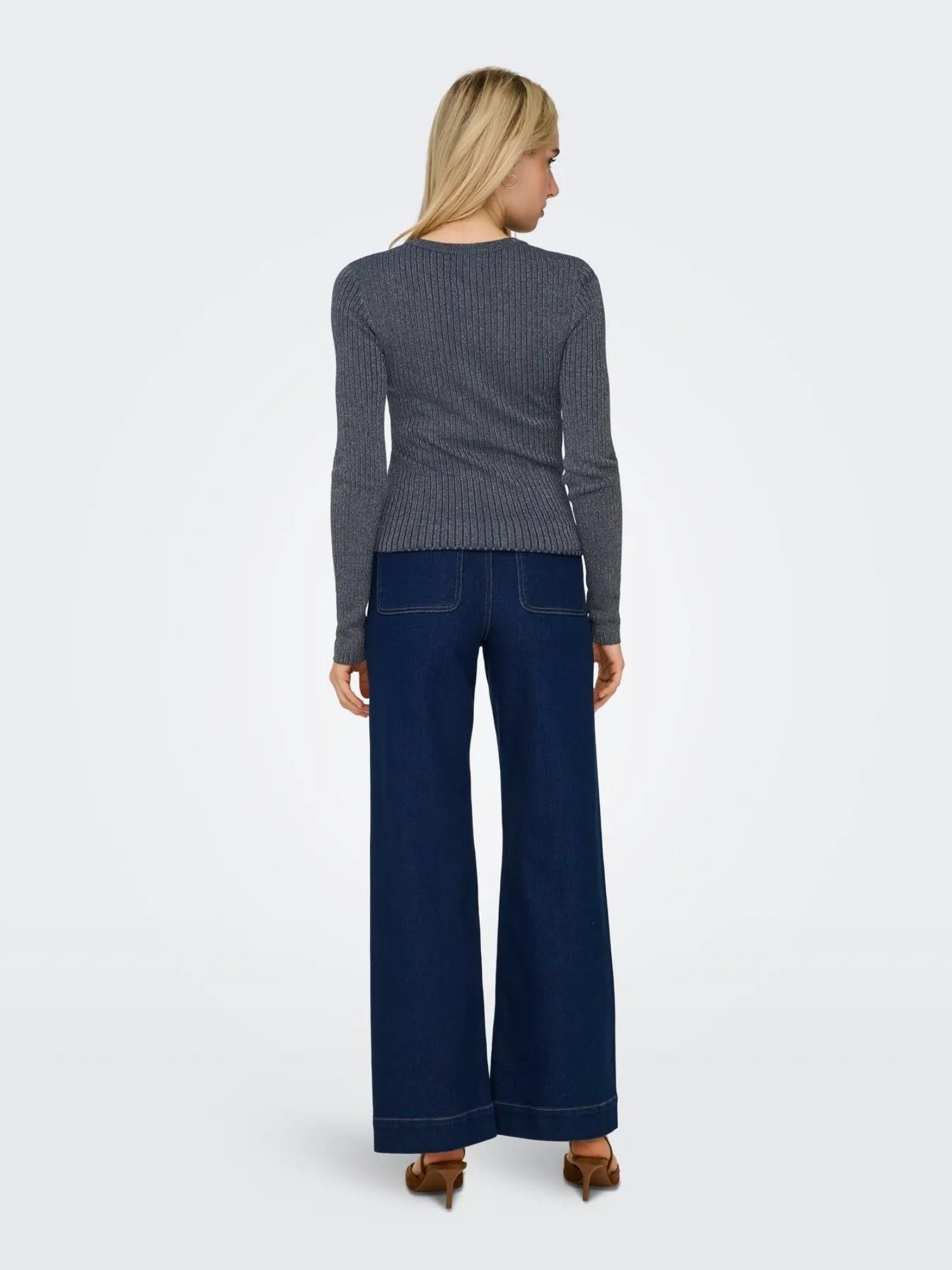 Jacqueline De Yong JDYPLUM Pullover Donna Total Eclipse 15330569 Total Eclipse JACQUELINE DE YONG