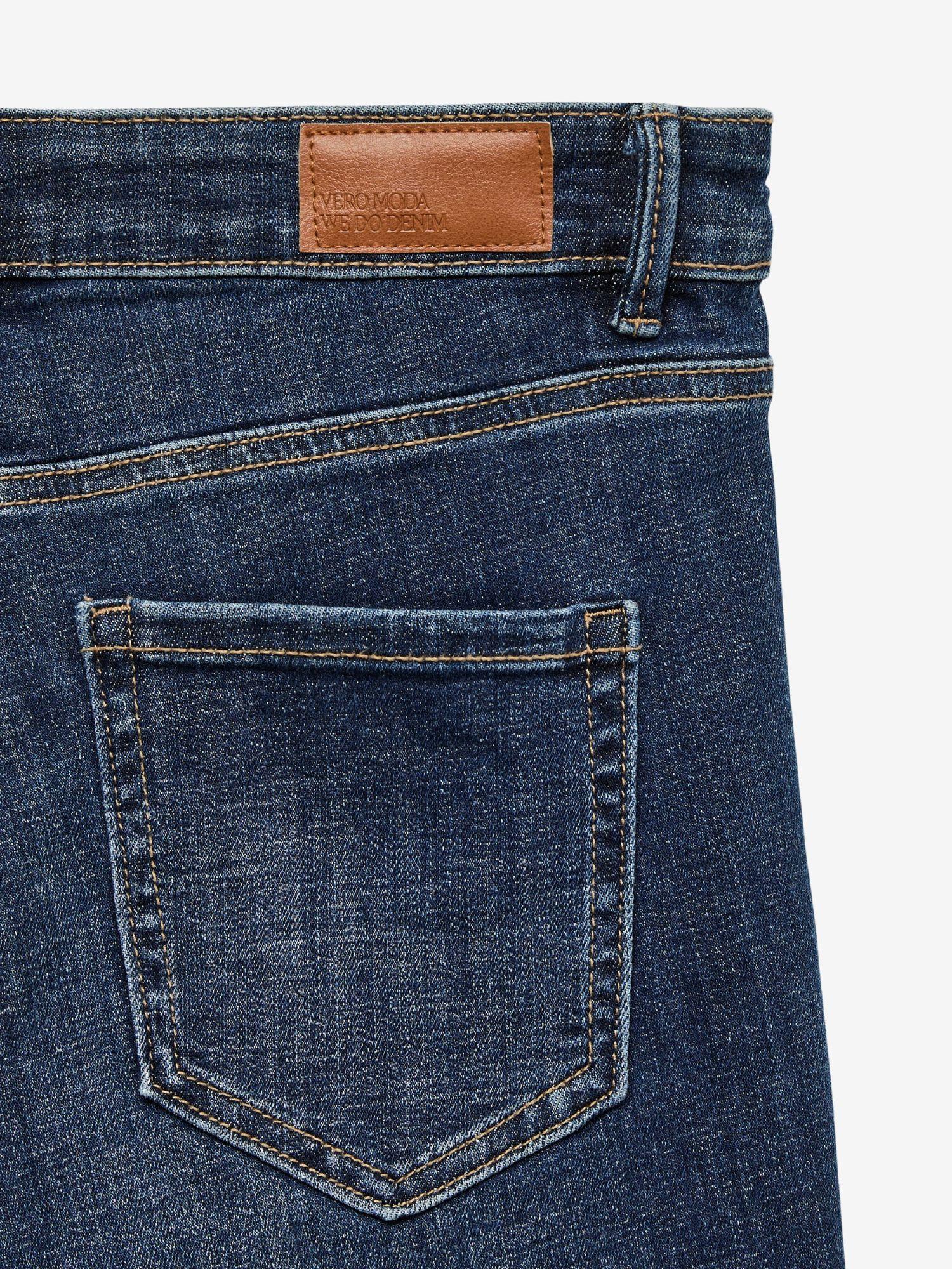 Vero Moda VMFLASH Vita media Flared Fit Jeans Donna Dark Blue Denim 10310511 Dark Blue Denim VERO MODA