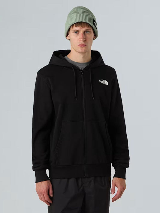 Men's Simple Dome Full-Zip Hoodie TNF Black