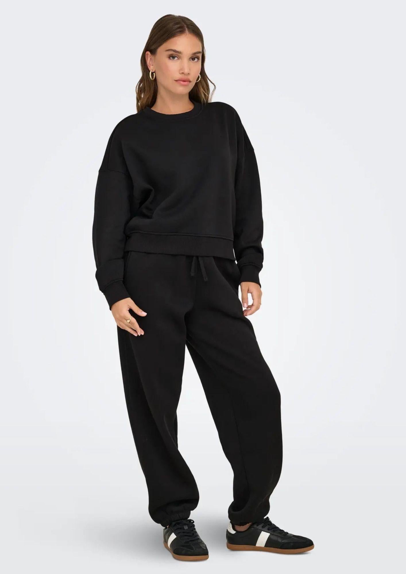 Felpa Donna Only Onlbest Nero 15338727 Black ONLY