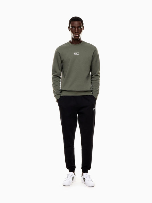 EA7 Emporio Armani Tuta Core Identity in misto cotone Uomo Bicolore