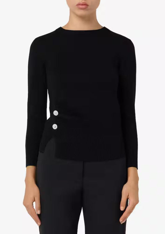 Maglia Donna Damiana Nero Lana