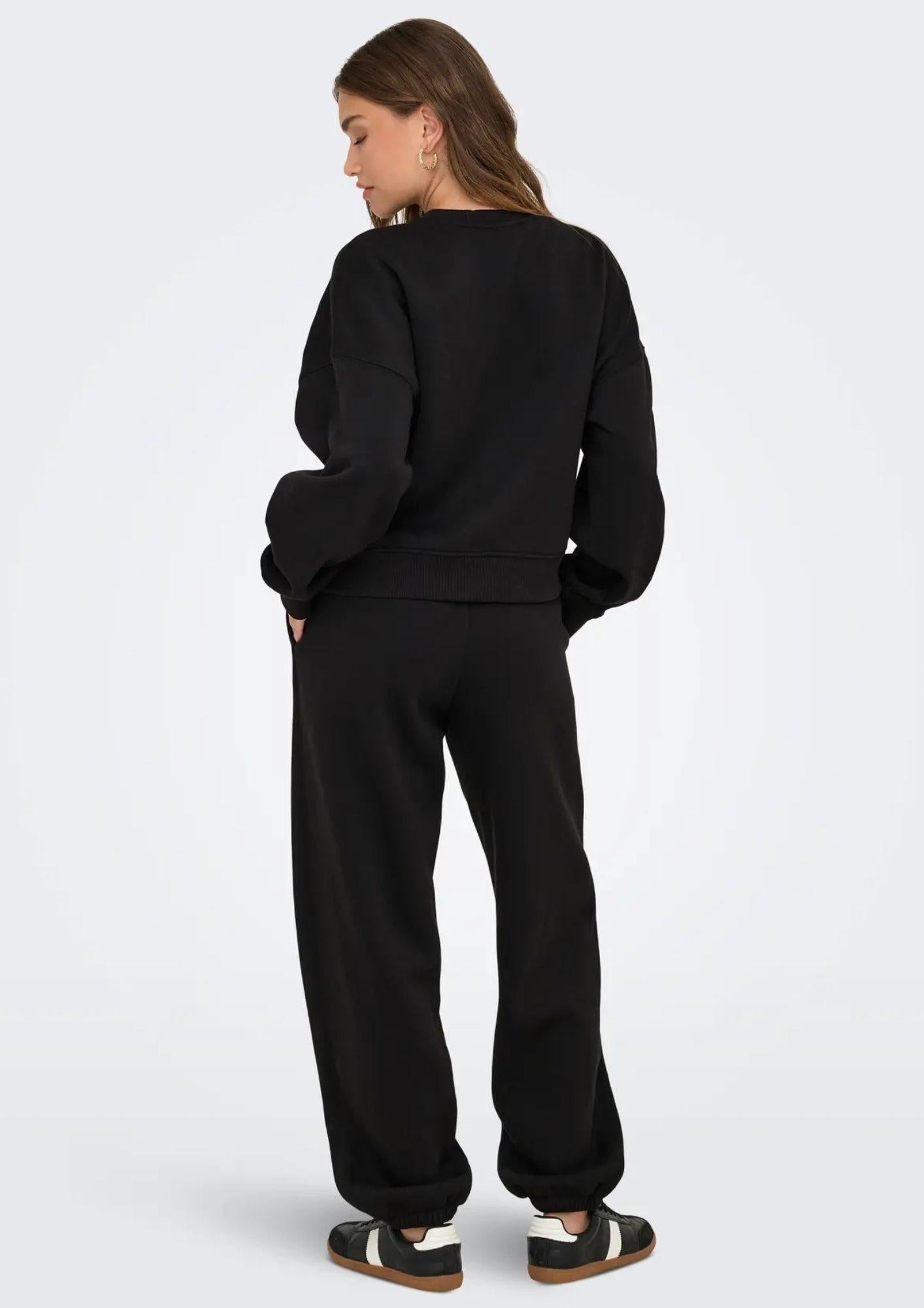 Felpa Donna Only Onlbest Nero 15338727 Black ONLY
