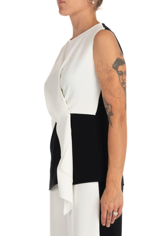 Blusa Donna Bianca e Nera