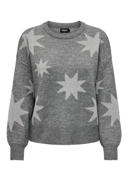 Pullover Donna Only Onlrosie Grigio