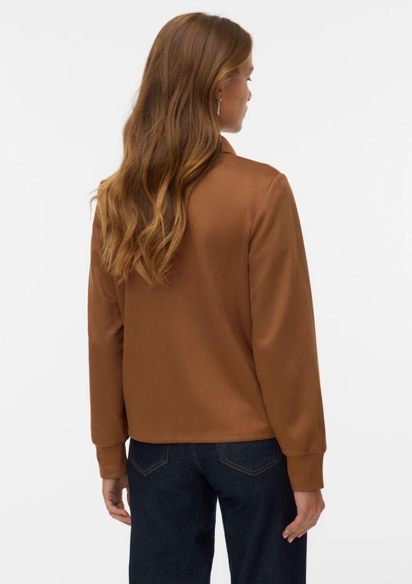 Vero Moda Camicia Donna Bella Marrone 10344958 Dachshund VERO MODA