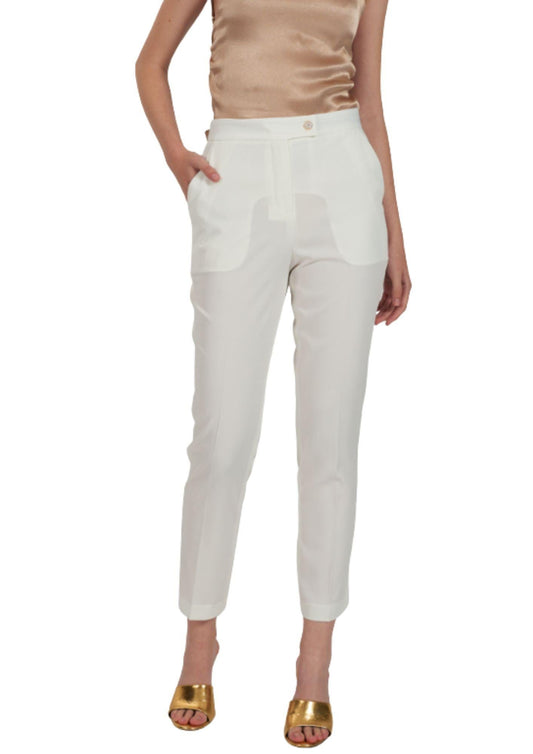Pantaloni Donna Gesso