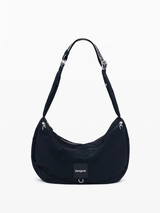 Desigual Borsa da viaggio media in nylon Donna Nero